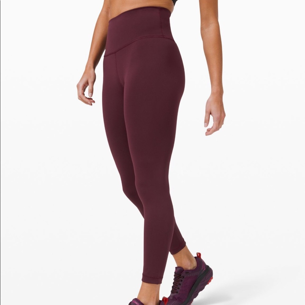 lululemon merlot align leggings 7/8